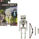 Mattel Minecraft Action Figure & Accessories Set, 4-inch Skeleton Posable Character Collectible Inspired by A Minecraft Movie