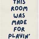 Playroom Wall Decor,This Room Was Made For Playin Banner,Nursery Decor,Kids Bedroom Hanging Banner for Toddler Room Palayroom 18x25 Inch