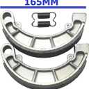 Front Brake Pads Rear Shoes for Kawasaki KLF300C C1-C17 Bayou 300 1989-2005 - KLF400B B1-B7 Bayou 400 4x4 1993-1999 Brakes Drum FA135 FA165 K710 MC0213
