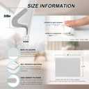 40FT Door Weather Stripping Door Seal - Kerf Front Exterior Door Weather Stripping for Door Frame Soundproofing Door Insulation Strip (with 4 Door Corner Seals) (White)