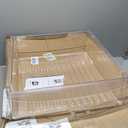 Refrigerator Pan Shelf Plastic Clear, 17"×16.5"