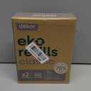 Diaper Dekor CLASSIC Diaper Pail Refills 2 Count Unscented Exclusive End-of-Liner Marking Quick & Easy to Replace Most Economical Refill System for Original and Eko Style Pails
