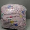 SLEEP ZONE Jersey Knit Pink Comforter Set Twin Size, Breathable & Soft Kids Bedding Set 2-Piece with Comforter, Pillowcase (Colorful Stars, Twin)