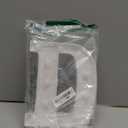 Pooqla LED Marquee Letter Lights Sign, Light Up Alphabet Letter for Home Party Wedding Decoration D (Warm White)