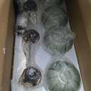 4-Lights Bathroom Light fixtures Glass Vanity Light Green Bathroom Sconce Mid Century Modern Wall Lamp,Black Gold Art Deco Vanity Light for Over Mirror Bedroom Hallway Dining Room