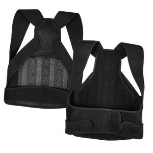 Back Support Belt for Men Women Posture Corrector Brace Lumbar Support Breathable Mesh Design for Daily Wear (49.00X35.00X5.00CM)