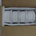 Ramekins 6 oz with Lids Oven Safe, Small Creme Brulee Ramekins with Covers, Ceramic Ramekin Set of 4, Mini Prep Pinch Bowls - Dishwasher and Oven Safe, White