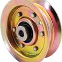 2 x Flat Idler Pulley for Husqvarna/AYP/Craftsman/Poulan/Roper - Replaces 131494 173437 173438 104360X 155191 532131494 532173438 AM103480 AM37321- Lawn Mower Deck Pulley for 42" Decks