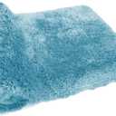FIFU Bathroom Rugs 20" W x 32" L, Bath Mat for Bathroom, Bedroom, Laundry Room & Kitchen, Non-Slip Rubber Latex Backing, Extra Soft and Absorbent Microfiber Carpet, Machine Washable Rug, Sky Blue
