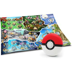 Pokemon Trainer Mission - Electronic Detector Will Guide You On 40 Missions, Voice & Light Instructions, Collect 65 Pokemon, Trainer Map, Kids 5+ Brown Box Packaging