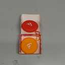 Menstrual Disc Reusable, 2-Pack Size S & L - Softer Than Menstrual Cups and Can Be Used Intimate Moments - Comfort-Fit Period Disc Set with 12 Hr Wear - 100% Medical Grade Silicone (Red and Orange)