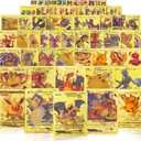 Pokemon Gold Foil Card Deck, 55 Cards. Collectible!