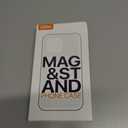 QTlier case for iPhone 16pro, 360 Rotatable Ring Stand, Raised Camera Frame, Shockproof with MagSafe Black