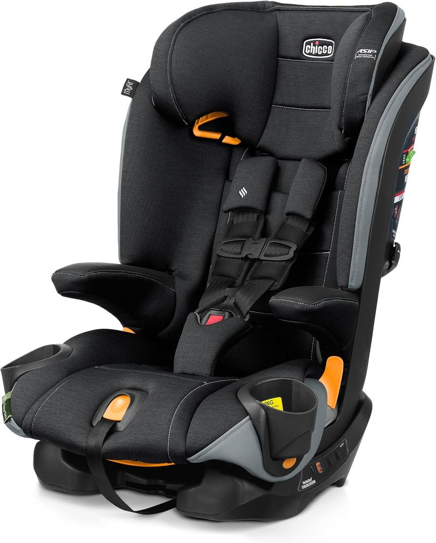 Chicco MyFit Harness + Booster Car Seat, 5-Point Harness and High Back Seat, Style: MyFit with ClearTex No Chemicals,  EXP Date November 2033