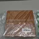 Farkle Dice Tray and Storage Case - Includes Embedded Scoring Combinations, 4 Sets of 6 Pearl Dice, 50 Sheet Score, 2 Scoreboards, 12 Scoring Sticks, and a Pen for The Classic Family Games (Brown)