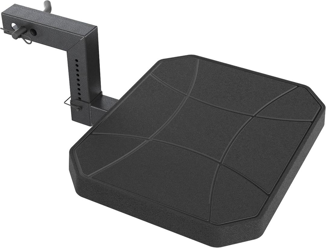 YS02 Height-Adjustable Hitch Step for Medium to Large Dogs|Compatible with 2" Hitch Receiver | Helps Dogs Get in & Out of Car Van SUV| | Size 20 x16inch.