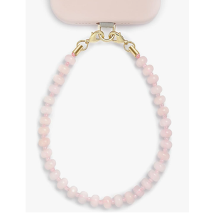 Natural Stone Phone Charm, Beaded Healing Phone Wrist Strap, Handmade Cellphone Chain Lanyard with Tether Tab