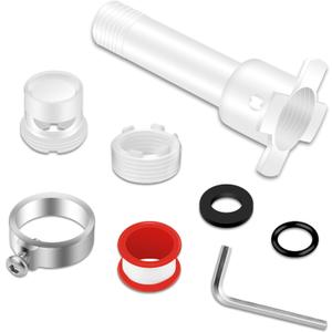 Tub Spout Adapter,Shower Adapter for Tub Faucet,Tub to Shower Conversion Kit,Slip on Tub Spout,Fits 1/2'' Copper Pipe,1/2'' IPS and 3/4'' IPS,Includes Tub Spout Diverter Repair Kit with Assembly Tool