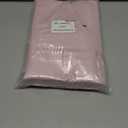 BGment Baby Pink Room Darkening Curtains for Short Window - Rod Pocket Thermal Insulated Blackout Curtains for Girl Bedroom, 42 x 40 Inch, 2 Panels