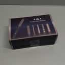 5 in 1 Wand Curling Iron Set, Hair Styling Tools with Thermal Brush and 4 Interchangeable Ceramic Barrels from 1/2 to 1 1/2 inch, Fast Heating, Dual Voltage Hair Curler, Gifts for Women (Rose Gold)