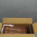 ZOBER Wooden Hangers - Heavy Duty, Non Slip Wood Hangers for Coats, Jackets, Suits, & Pants - Coat Hangers for Closet W/Bar and Notches 20 Pack (Vintage)
