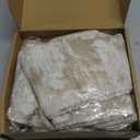 FUTEI Khaki White Decorative Throw Pillow Covers 26x26 Inch Set of 2,Soft Faux Cashmere Jacquard Weave Vintage Euro Pillow Shams,Modern Home Decor for Couch Bed Living Room