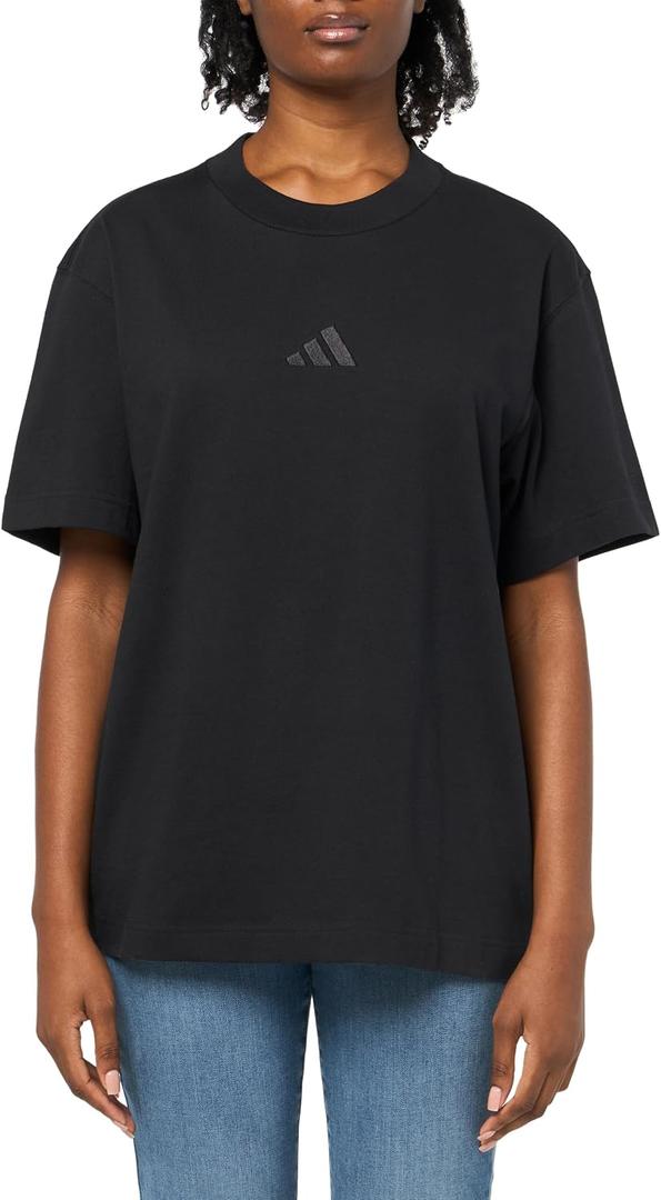 adidas Womens All Szn Loose T-Shirt (Black)