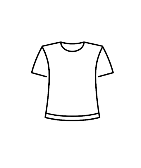 Blue Shirt Crew Neck Small