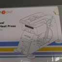 HTVRONT Hat Press Machine - Hat Press Heat Machine for Caps with 2 Platens & Caps Stretcher, Hat Heat Press Machine for Caps with Precise Temp&Timer Control for Heat Transfe Vinyl, Sublimation (Blue)