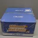 COKAOBE Light Gold Shimmer Wall Backdrop 24PCS Gold Sequins Backdrop Decoration Panels, Photo Backdrops for Birthday, Anniversary Wedding Engagement Decoration (Light Gold)