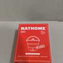 Drizzle Foldable Electric Cooker Travel Hot Pot - Dual Voltage 100V-240V Hot Pot Cooking - Food Grade Silicone Cookerware Boiling Water Steamer - Camping Office Hotel Noodle Porridge Soup Dorm (Creamy-white)