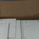 HelloReef 15 Gallon Aquarium Stand  Modern Design, Sturdy Build, Water Resistant Premium Finish, Storage Shelfs Included for Freshwater and Saltwater Tanks (White)