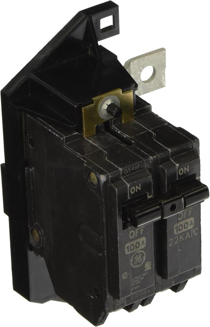 ABB THQMH100CP Master Main Breaker Kit 100 Amp Main CB Kit Use in PowerMark Gold Load Center Double-Pole Main Breaker Kit Electrical Connection: Box Lugs Circuit Breaker
