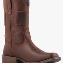 SUREWAY Men's 10 inch Western Cowboy Work Boots for Men Square Toe,Premium Full Grain Leather,Goodyear Welted,Superior Oil/Slip/Water Resistant