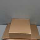 Stockroom Plus 5 Pack Proposal Boxes with Lid for Groomsmen, Bridesmaid, 9.5 x 9.5 x 3.5 Inch Glossy Rose Gold Magnetic Gift Box