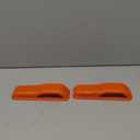 Engine Hood Hinge Cover Trim Exterior Accessories Decoration for 2018-2025 Jeep Wrangler JL JLU Sports Sahara Freedom Rubicon Unlimited Gladiator JT 2-Door & 4-Door (Orange 2PCS)