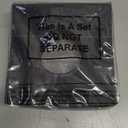 Eaasty 100 Pieces Paper Vinyl 45 RPM Record Sleeves 7 Inch Record Protection Paper Covers for Singles Square Sleeves Outer Album Covers Vinyl Jacket Covers with Holes for Storage(Black)