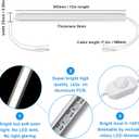 Litever Kitchen Under Cabinet LED Lighting Kit, Super Bright, 6 PCS 12 Inches Light Bars, Plug-in or Hardwire Power Adapter, 31W 2000 Lumen, for Cabinet Counter Shelf Workbench (Daylight White 5000K)