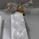 3-Light Bathroom Light Fixtures, Brushed Gold Vanity Lights for Bathroom with Milky White Glass Ball Shade, 18.9 inch Bathroom Lighting Fixtures Over Mirror, Wall Sconce for Bedroom(Bulb Not Included)