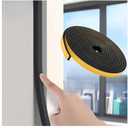 Wedge-Shape Window Weather Stripping Door Seal, 118 Foam Winter Insulation Strip for Exterior Front Door Frame Window Soundproofing Noise Cancelling Window Inserts