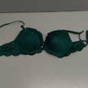 Smart & Sexy Women's Signature Lace Push-up Bra - Perfect for Seeking Effortless Style and Comfort (34B, Emerald)