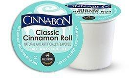 Cinnabon Classic Cinnamon Roll Keurig Single-Serve K-Cup Pods, Light Roast Coffee, 10 Count (Pack of 1) BB Date: 08/08/27