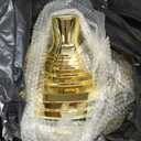 QWORK Flag Stand, 2 Pack Flag Base Stand for Indoor & Outdoor Flagpoles, Floor Base Stand, Compatible with 1.3 Inch and 1.1 Inch Diameter Flag Pole - Gold