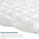 Pack of 2 Queen Mattress Protector Pad Waterproof Quilted, Soft & Cooling Queen Size Mattress Protector Cover Fitted with Deep Pocket up to 14", (White)