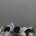 Christmas Table Centerpieces Decorations, 27.5 Inch Designed with Golden Bowknot Baubles Ornaments, Artificial Golden Berries and Pine Cones for Dining Room Table (Gold Ball)