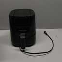 CHEFMAN 2 Qt Mini Air Fryer  Digital Space-Saving Compact Air Fryer with Nonstick and Dishwasher Safe Basket, Quick & Easy Meals in Minutes, Features Digital Timer and Shake Reminder  Black