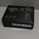 TOLOCO Massage Gun, Deep Tissue Back Massage for Athletes for Pain Relief, Percussion Massager with 10 Massages Heads & Silent Brushless Motor, Valentines Day Gifts for Him Her, Black