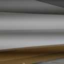 White Picture Ledge Shelves for Wall, 4.5" Deep Wood Floating Shelves with Lip for Bedroom, Living Room, 30" Width, Color White Set of 2