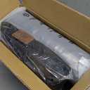 Large Dog Bed - XL Orthopedic Egg-Crate Memory Foam Dog Beds with Removable Washable Cover, Waterproof Pet Beds with Non-Slip Bottom, Black