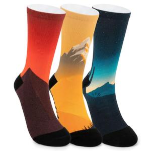 Deepfuls Creative Print Crew Socks for Men Women,Crazy Novelty Gift Socks Gag Stocking Suitable for Birthday Christmas White Elephant Holiday,One Size Parties,3 Pairs